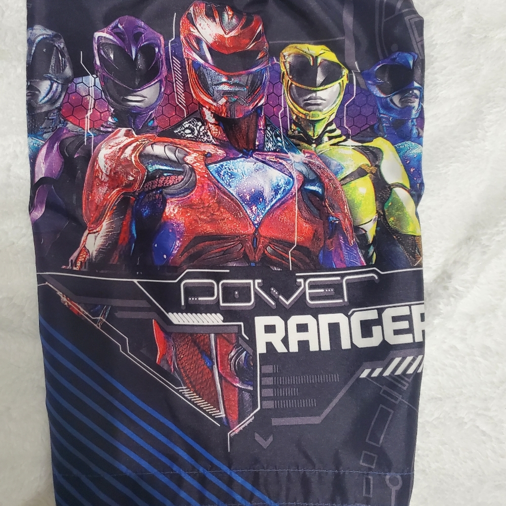 Power rangers swim trunks